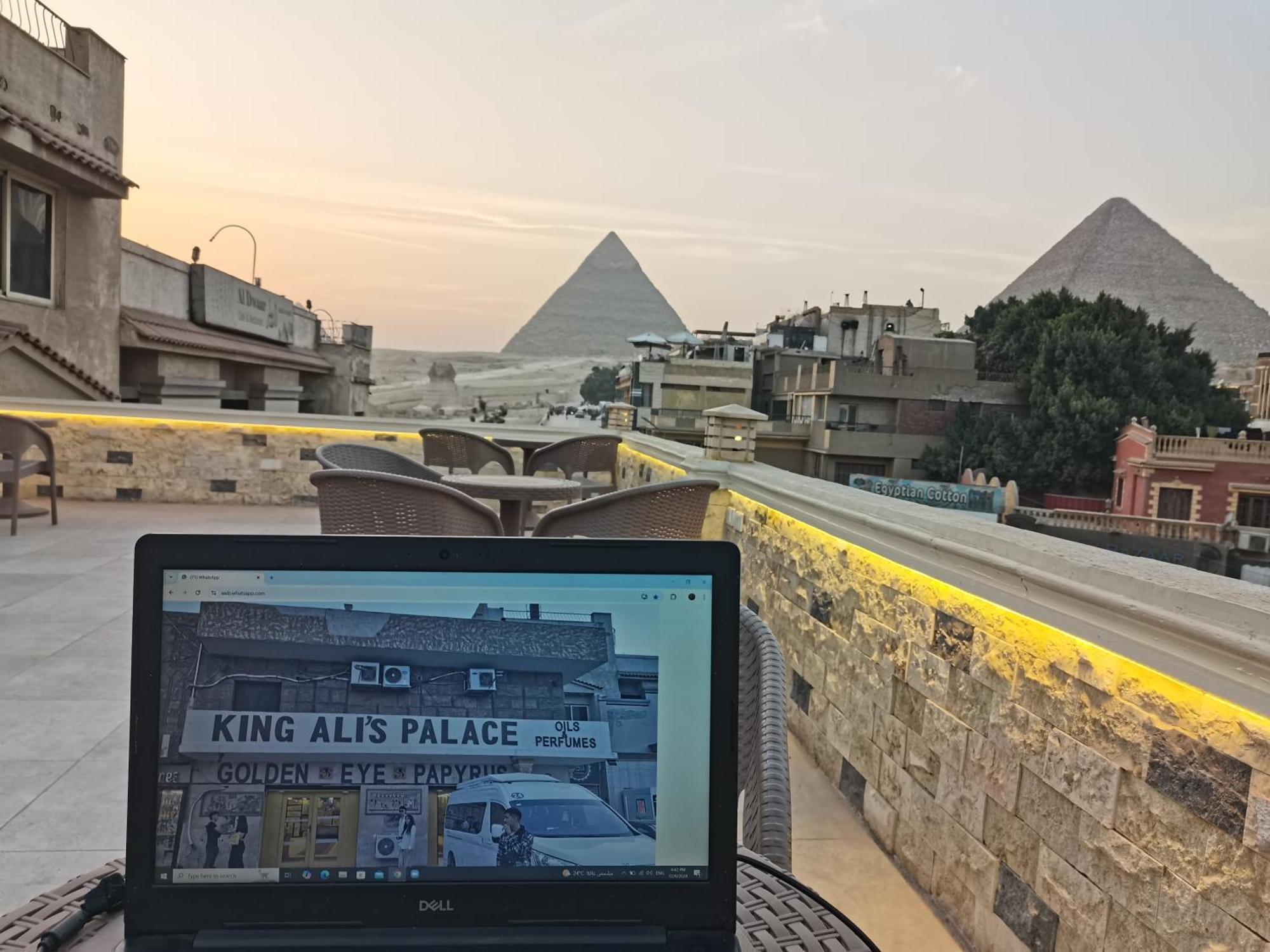 King Ali Pyramids View Inn Kafrat al Jabal ภายนอก รูปภาพ